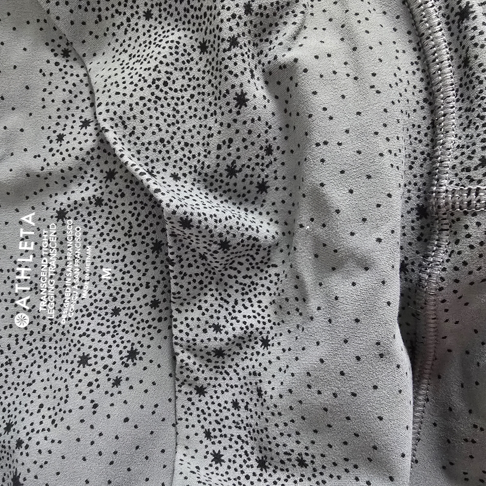 Athleta Gray Starry Leggings